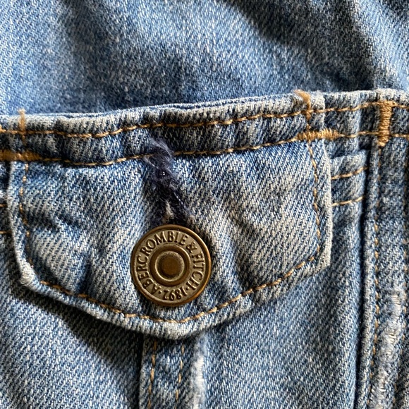ABERCROMBIE & FITCH // denim shortalls - Picture 6 of 10